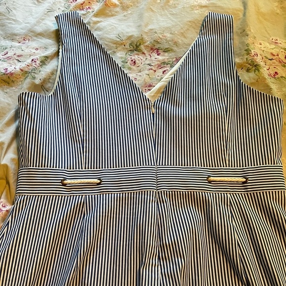 J. Crew blue and white nautical dress. Size 14. EUC! - Picture 5 of 6